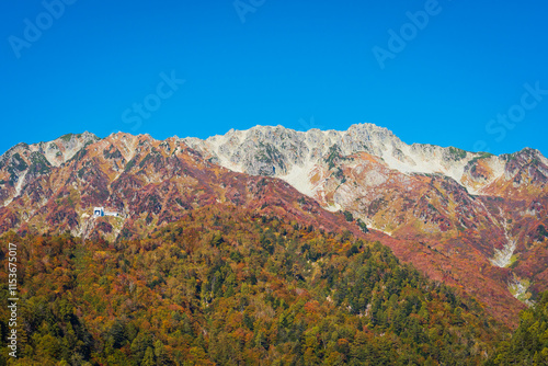 Autumn in Tateyama Kurobe Alpine Route photo