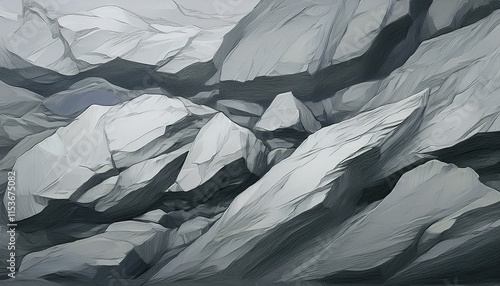 Wallpaper Mural Light gray rock backdrop. Generated image Torontodigital.ca