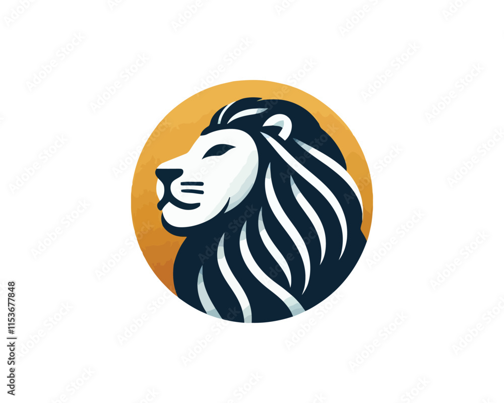 Lion head logo, lion head icon, lion face logo. Simple silhouette. Flat style. Logo design template. Vector illustration. Animal logotype concept. Lion head logo, lion head icon, lion face logo. Simple silhouette. Flat style. Logo design template. Vector illustration. Animal logotype concept.