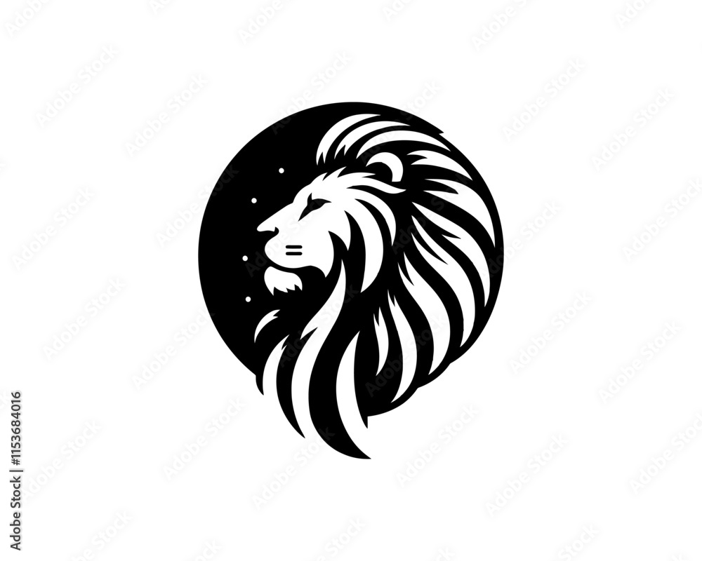 Lion head logo, lion head icon, lion face logo. Simple silhouette. Flat style. Logo design template. Vector illustration. Animal logotype concept. Lion head logo, lion head icon, lion face logo. Simple silhouette. Flat style. Logo design template. Vector illustration. Animal logotype concept.