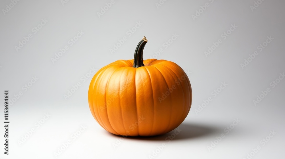 Pumpkin isolated on a white background. Generative AI Pumpkin isolated on a white background. Generative AI