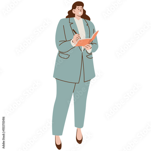 Business people working. Different men, women wearing smart casual office outfits standing with computer. Diverse stylish men wearing modern street fashion clothes. Handsome guys in casual autumn, fal
