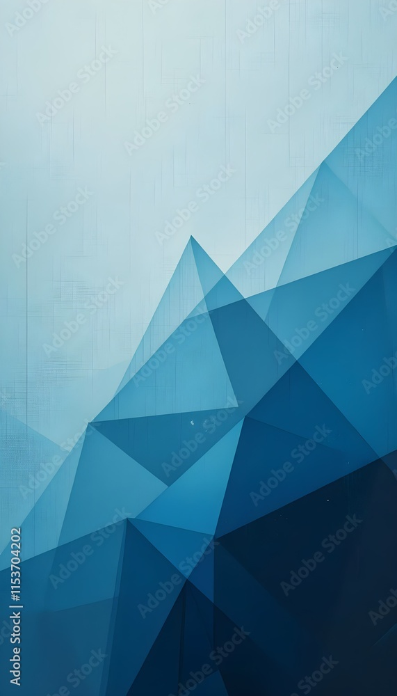 A blue abstract background with overlapping layers of transparent glass. A blue abstract background with overlapping layers of transparent glass.