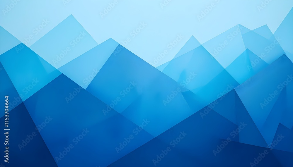 A blue abstract background with overlapping layers of transparent glass. A blue abstract background with overlapping layers of transparent glass.