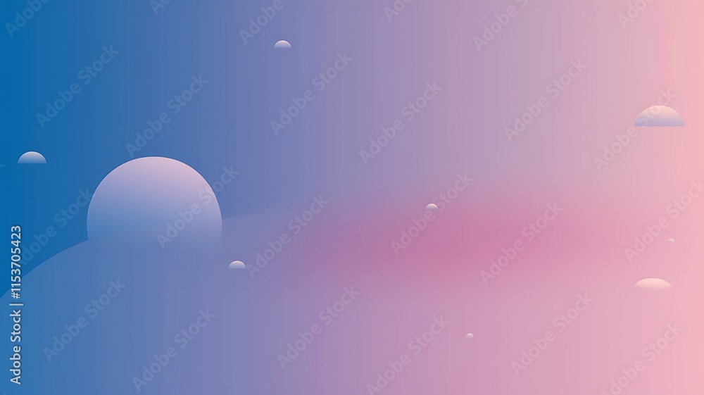 Abstract Pastel Background With Floating Circles Abstract Pastel Background With Floating Circles