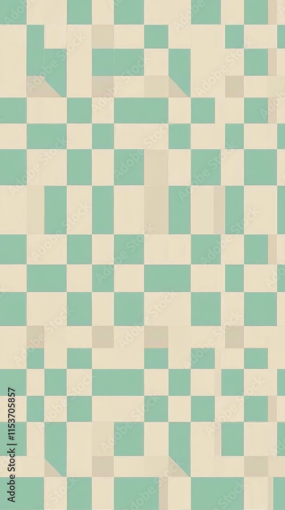 Retro-inspired Pastel Checkerboard Design Vector Retro-inspired Pastel Checkerboard Design Vector