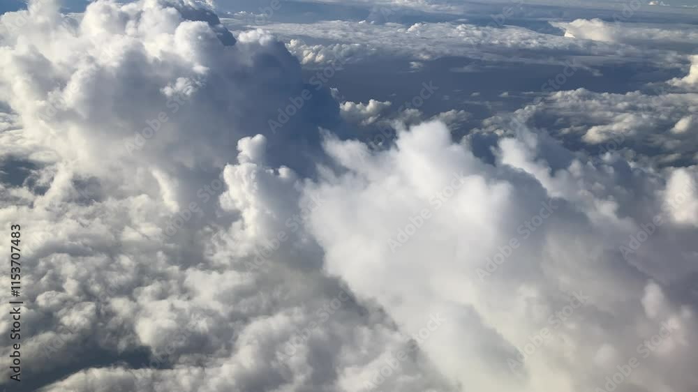 Flying through the clouds Flying through the clouds