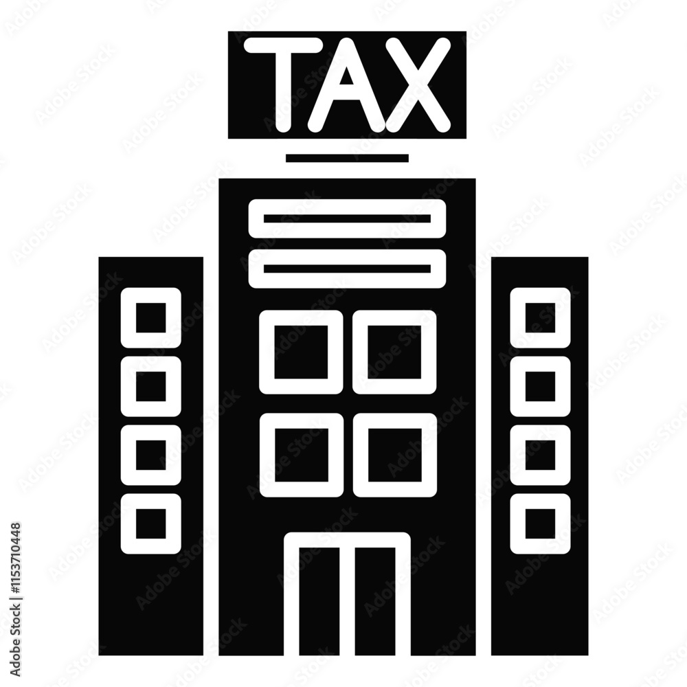 Tax Office Icon Tax Office Icon