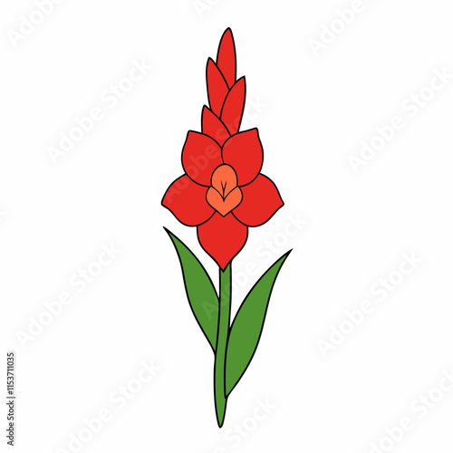 red flower