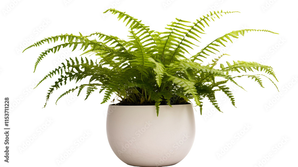 Fern plant in a pot on a transparent background PNG.
Fern plant in a pot on a transparent background PNG.