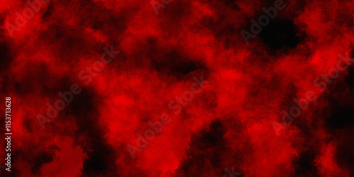 Red scratched horror scary background, ink effect red watercolor background, red background for wallpaper, weeding card, and design, Abstract fog texture overlays with grunge stains.