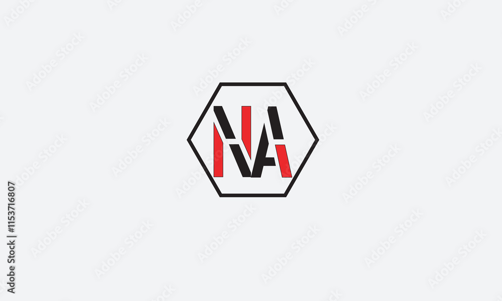 NA, AN, N, A Abstract Letters Logo Monogram NA, AN, N, A Abstract Letters Logo Monogram