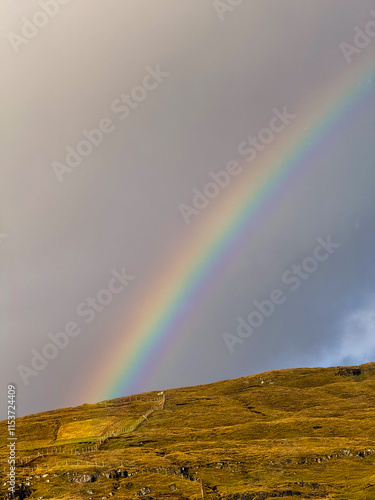 Wallpaper Mural Rainbow in the Faroe Islands Torontodigital.ca
