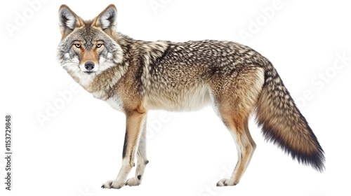 wolf isolated on white