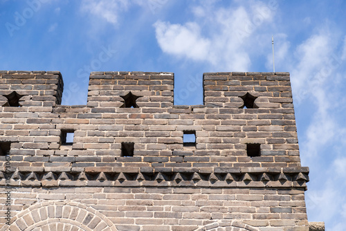 Badaling Great Wall ancient architecture in Beijing, China