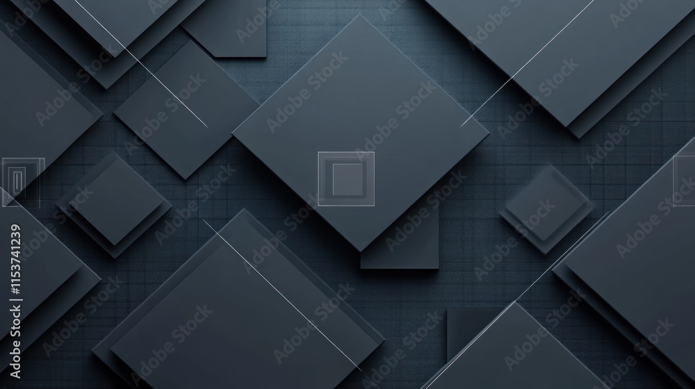 Abstract dark gray geometric shapes background. Abstract dark gray geometric shapes background.