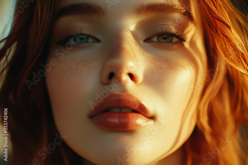 Wallpaper Mural Close-up photo of beautiful woman Torontodigital.ca