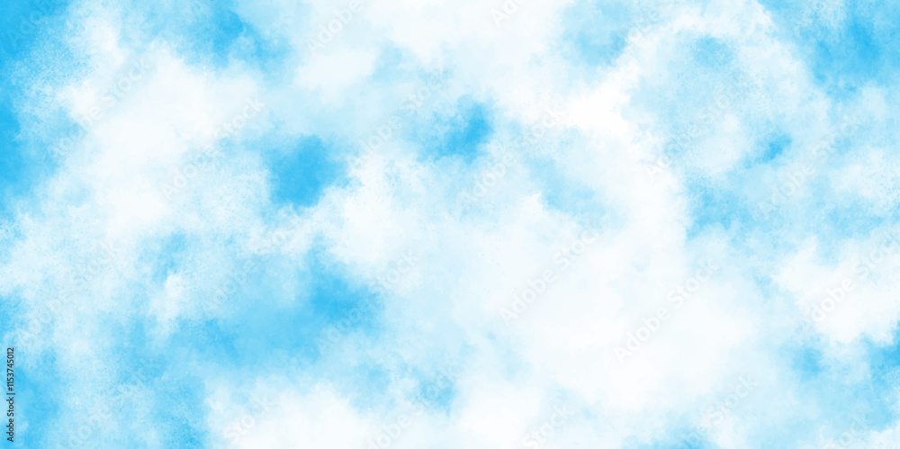 abstract painting soft blue textured on wet white paper, blue watercolor splash stroke background with clouds, blue watercolor gradient paint grunge sky clouds texture. abstract painting soft blue textured on wet white paper, blue watercolor splash stroke background with clouds, blue watercolor gradient paint grunge sky clouds texture.