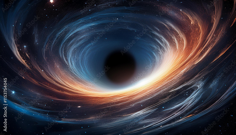 realistic isolated Black Hole in space background for template decoration and wallpaper covering. Concept of universe and wormhole. realistic isolated Black Hole in space background for template decoration and wallpaper covering. Concept of universe and wormhole.