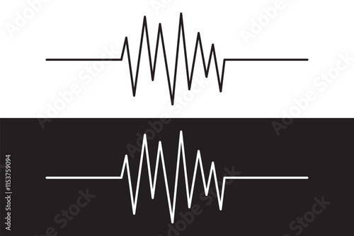Life line icon vector. Heartbeat line icon. Medetsina sign. Cardiogram line icon, sign. Heart pulse silhouette, icon, symbol. Vector illustration in eps 10.