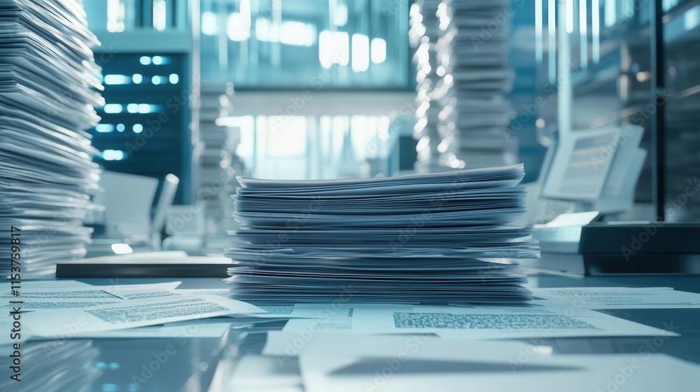 artificial intelligence document processing system with neural networks analyzing and extracting data from complex business papers in modern office setting artificial intelligence document processing system with neural networks analyzing and extracting data from complex business papers in modern office setting