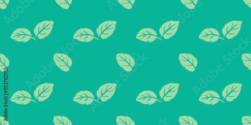  mint leaf  pattern wallpaper.  mint leaf  symbol vector.