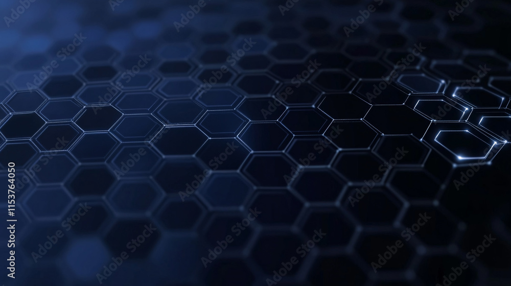 biomedical background of blue hexagon biomedical background of blue hexagon