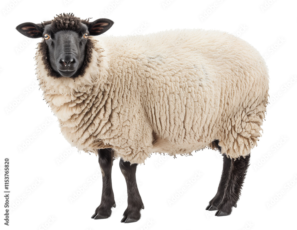 Sheep isolated on white background png transparent clipart. Sheep isolated on white background png transparent clipart.