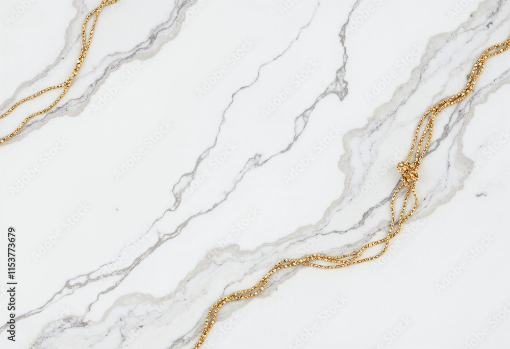 Realistic White and Gray Marble Texture with Golden Accents Realistic White and Gray Marble Texture with Golden Accents