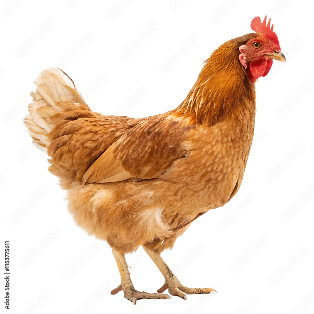 Fototapeta premium chicken isolated on png or transparent background