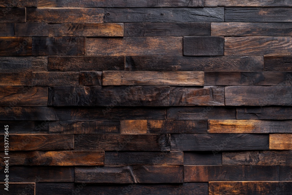 Rustic Wood Wall Covering in Studio Rustic Wood Wall Covering in Studio