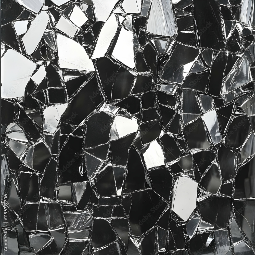 Shattered Glass Abstract Background Shattered Glass Abstract Background
