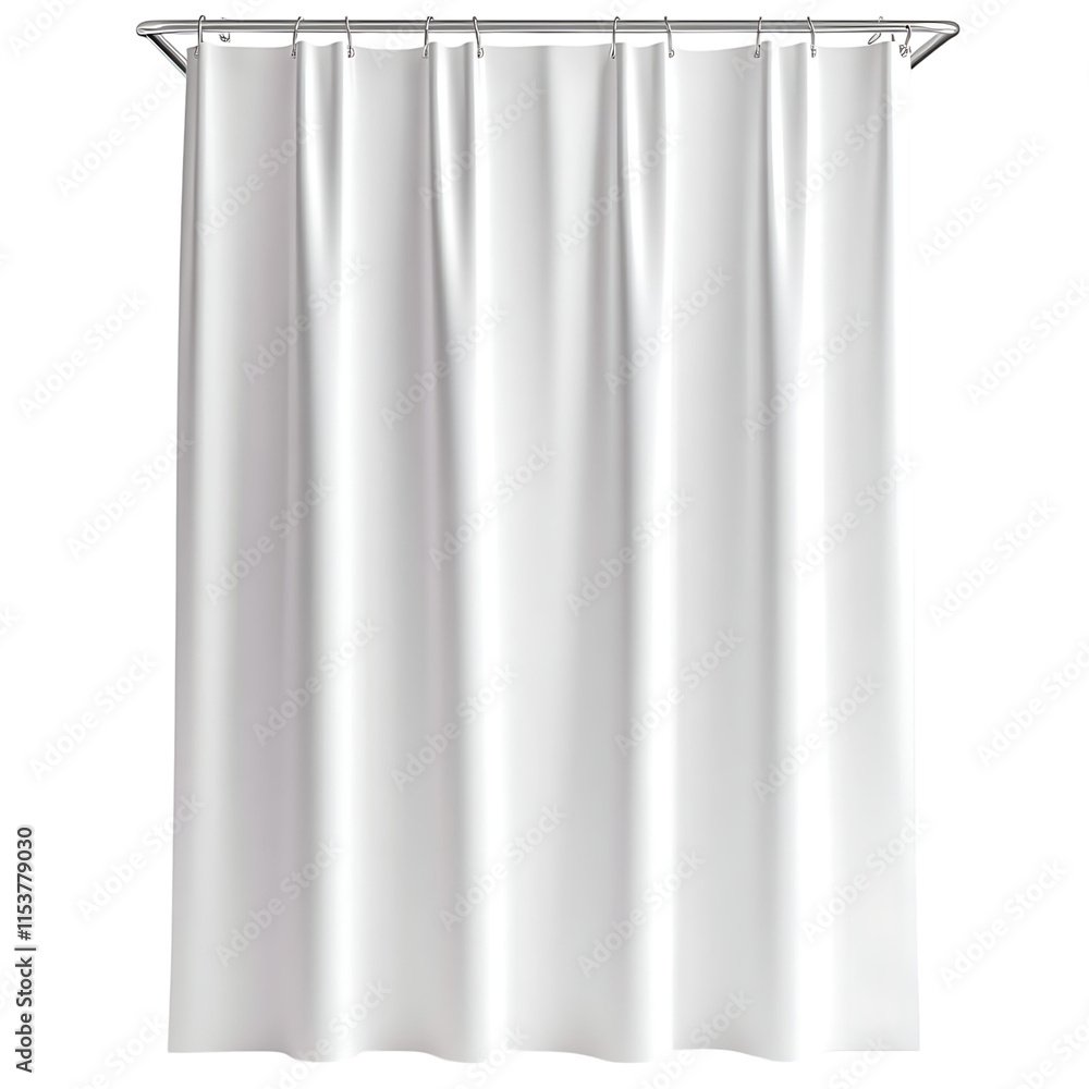 shower curtain isolated on white background full depth of field shower curtain isolated on white background full depth of field