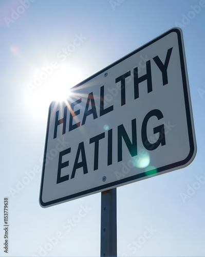 Healthy Eating Sign