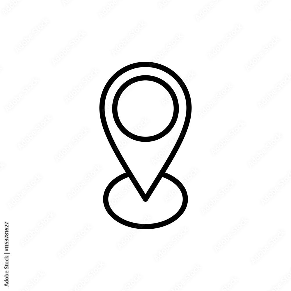 Address icon vector. home location sign and symbol. pinpoint Address icon vector. home location sign and symbol. pinpoint