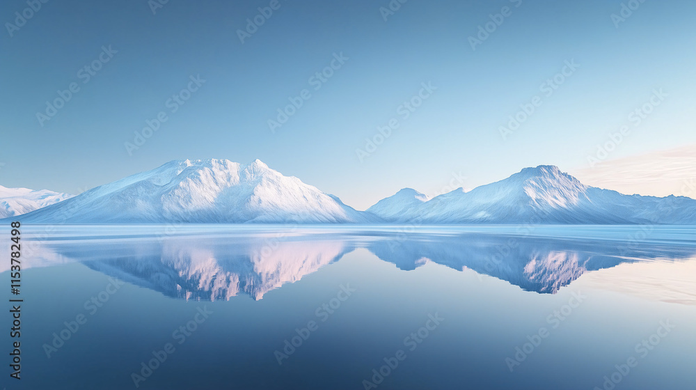 mountain landscape with sky and lake mountain landscape with sky and lake