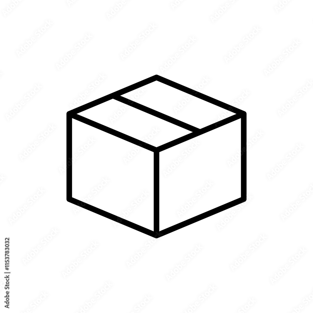 Box icon vector. box sign and symbol, parcel, package Box icon vector. box sign and symbol, parcel, package