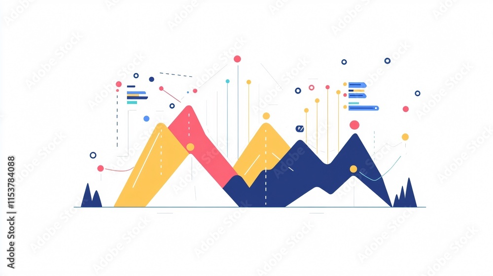 Professional Line Graph Comparing Business Performance for Analysis and Presentation Professional Line Graph Comparing Business Performance for Analysis and Presentation