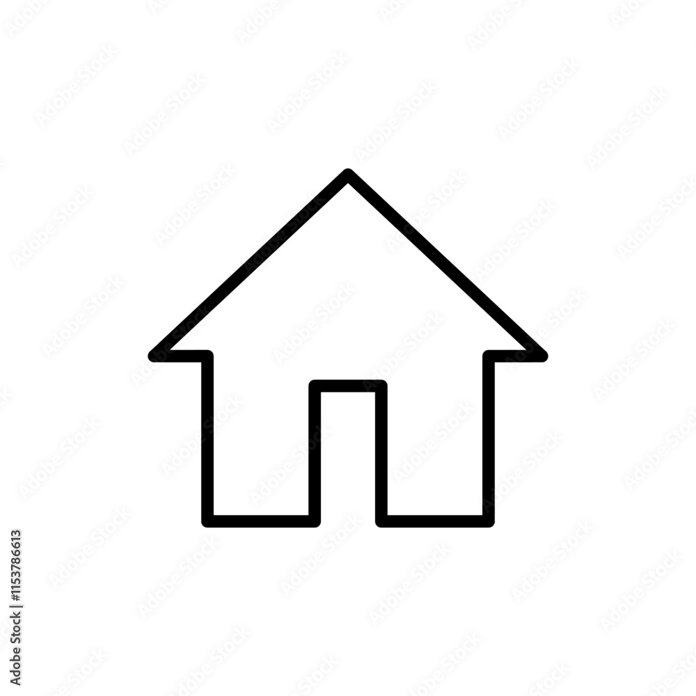 House icon vector. Home sign and symbol House icon vector. Home sign and symbol