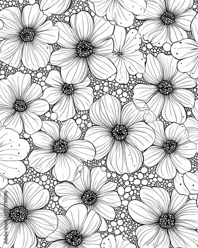 floral and leafy illustrator elements for card, wallpaper.