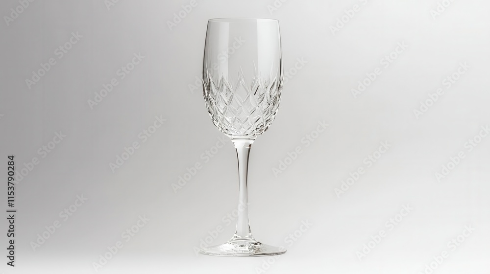 elegant product photography of crystal wine glass with white wine on clean white background with professional lighting elegant product photography of crystal wine glass with white wine on clean white background with professional lighting