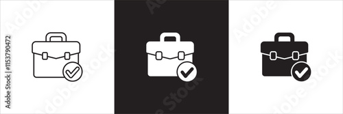 Task icon. Job icon. Icons compatible for checklist, work, document, file, assignment, appointment, to do, list, accounting, business and management.