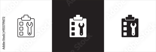 Task icon. Job icon. Icons compatible for checklist, work, document, file, assignment, appointment, to do, list, accounting, business and management.