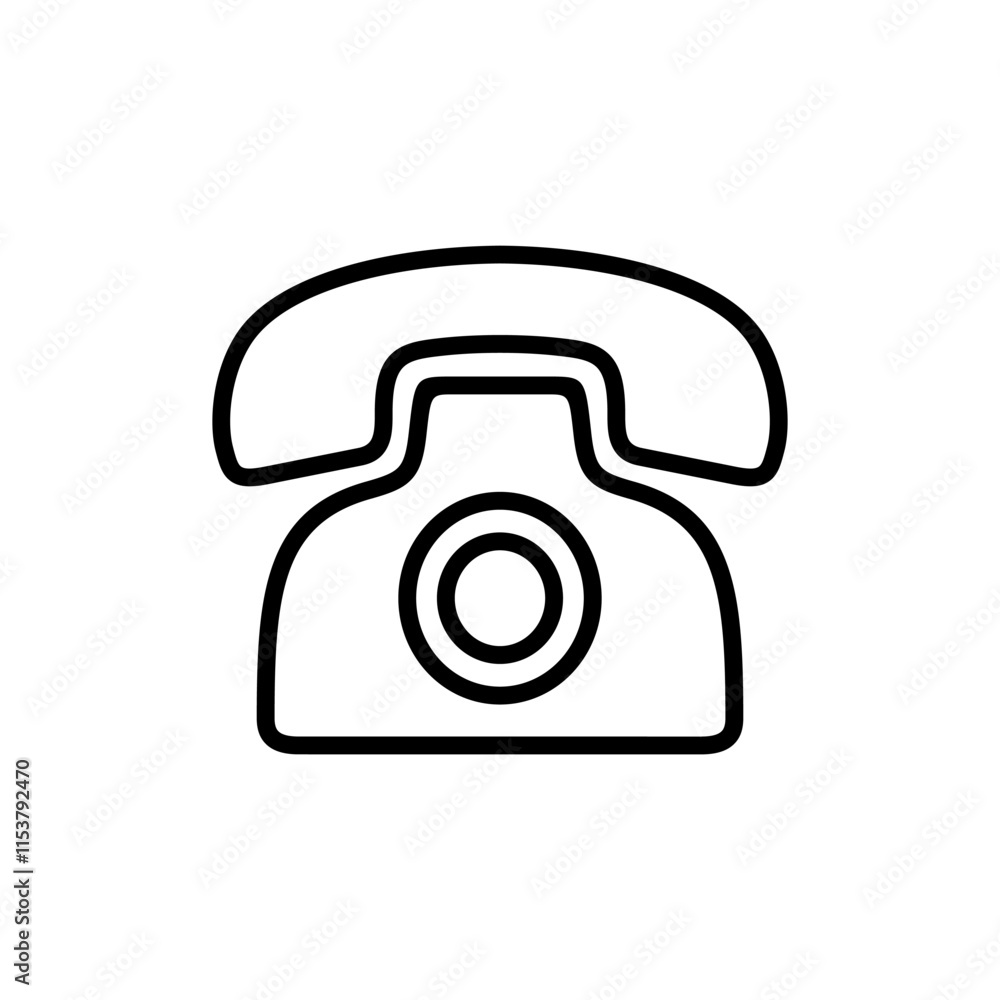 Telephone icon vector. phone sign and symbol Telephone icon vector. phone sign and symbol