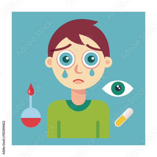 Health problems concept vector illustration