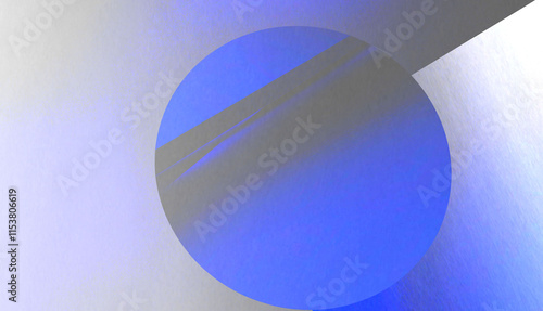 3d abstract blue silver grey geometric circle minimalist pattern background texture business corporate style web template mockup design banner advertisement 