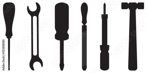 Collection of Six Essential Hand Tools for Repairs.