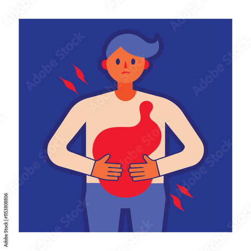 Health problems concept vector illustration