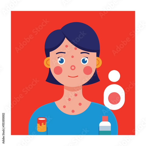 Health problems concept vector illustration