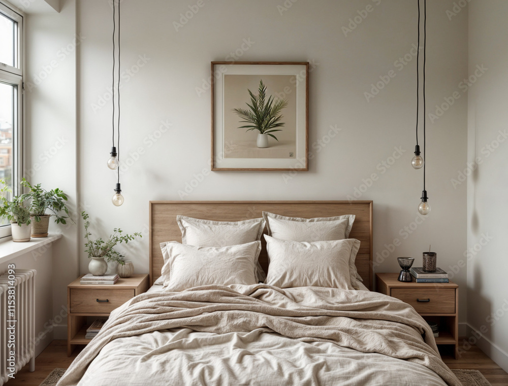 Fototapeta premium modern interior home decor bedroom interior bedroom decor